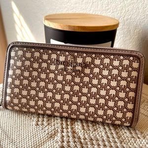 NWOT Kate Spade Large Link Continental Wallet